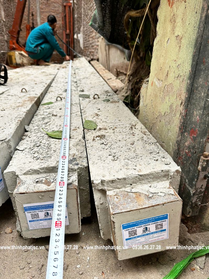 nhà chú Công Bạch Đằng ép cọc 1