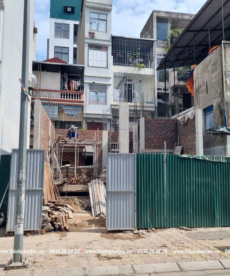 tiến độ thi công nhà phố Trường Chinh Đống Đa 24 09 2024 2