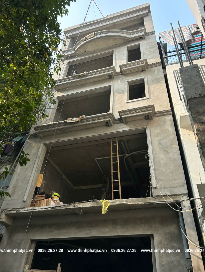 tiến độ thi công nhà Thái Thịnh t1 2025 2