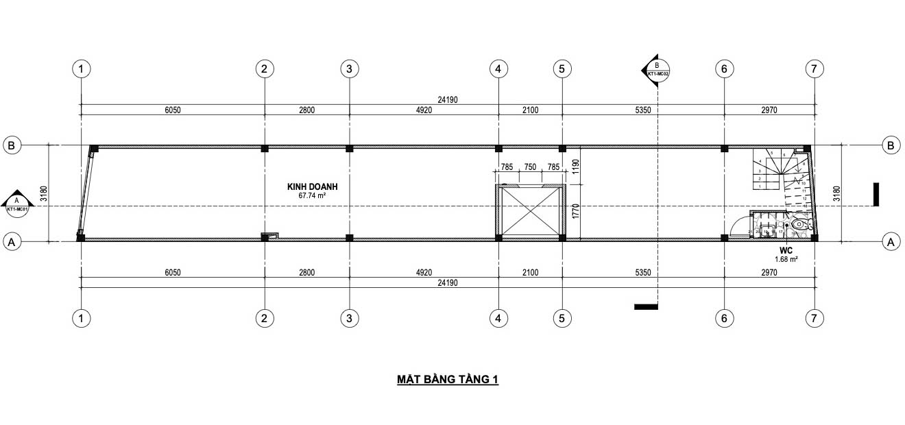 nha pho 75m2 Giai Phong1