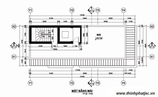 thiết kế nhà phố 7 tầng làm văn phòng cho thuê